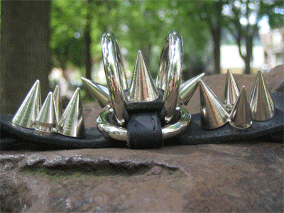 akronia leather collars, bracelets and  accessories